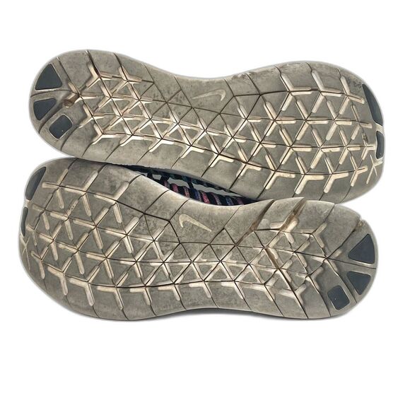 Nike Free RN Flyknit - Women's Sz 7 - Rainbow Running/Jogging Shoes - 831070-003 - Picture 7 of 10